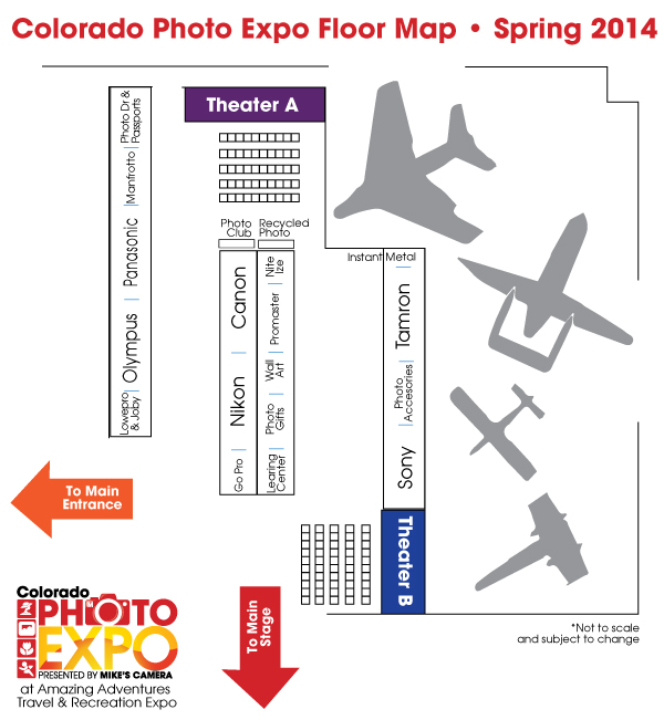 Floor Map of the Colorado Photo Expo