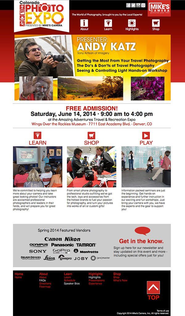 Colorado Photo Expo Home Page