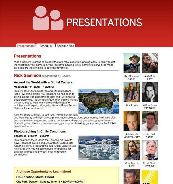 Colorado Photo Expo Home Page