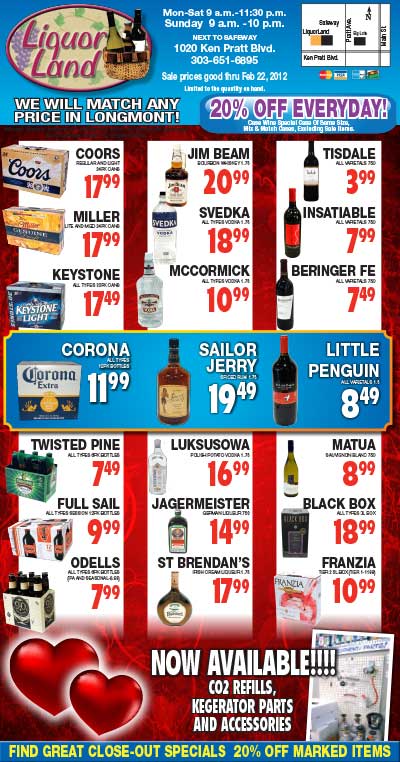 Liquor Land Ad Front