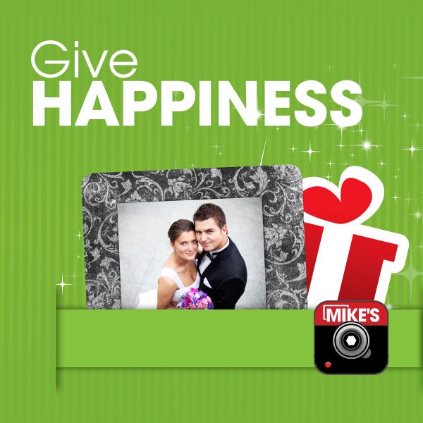 Christmas Give Happiness Sign