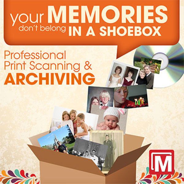 Scan and Share Archiving Sign