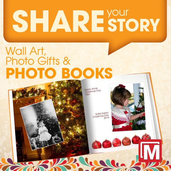 Scan and Share Photo Books Sign