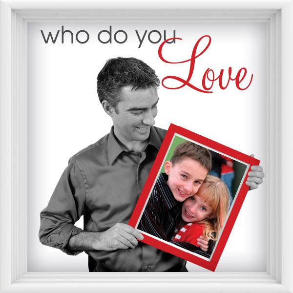 Valentines's Who Do You Love Sign
