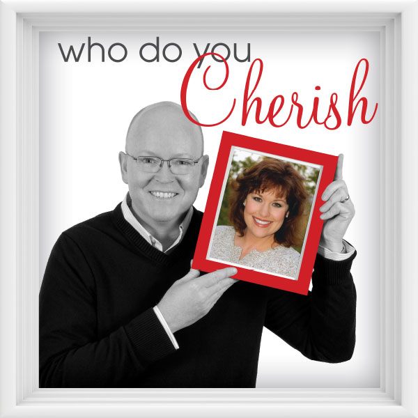 Valentines's Who Do You Cherish Sign