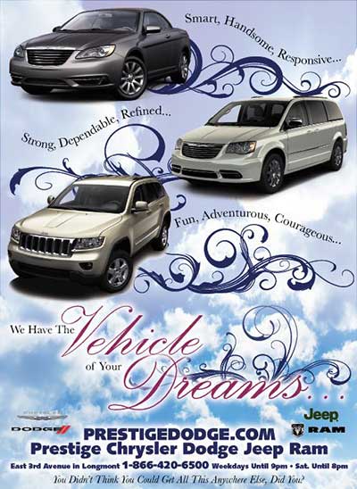 Prestige Auto Women's Guide Ad