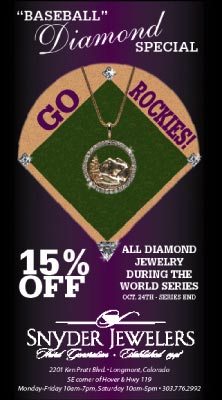Snyder Jewelers Baseball Ad