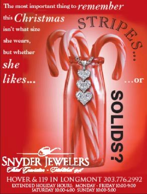 Snyder Jewelers Christmas Ad 1