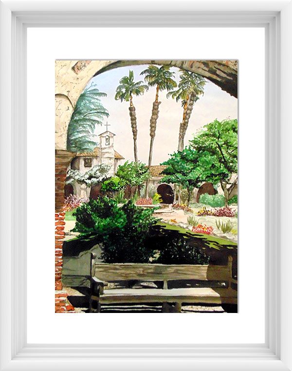 San Juan Capistrano Watercolor